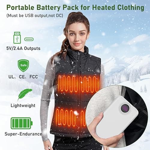 GrnOas.E Portable Charger with Built in Cables，10000mAh 22.5W Max High-Speed Charging Power Bank with 4 Outputs 2 Inputs,External Travel Battery Pack for iPhones Android,iPad (Pearl White) thumbnail 6