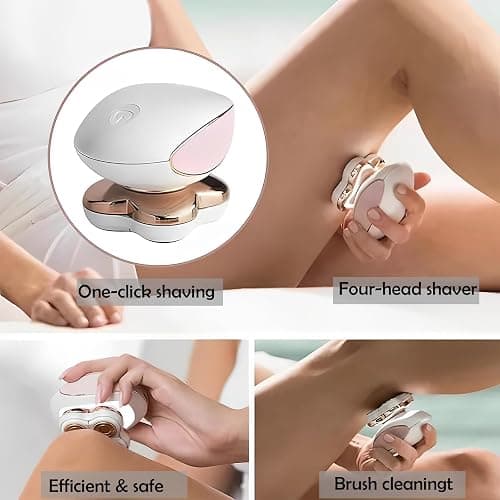 Electric Razors for Women Legs, Painless Hair Removal Device with LED Light, Faultless Shaver for Women, Personal Care Products for Women, Instant and Painless Bikini Underarm Arm Hair Removal thumbnail 3