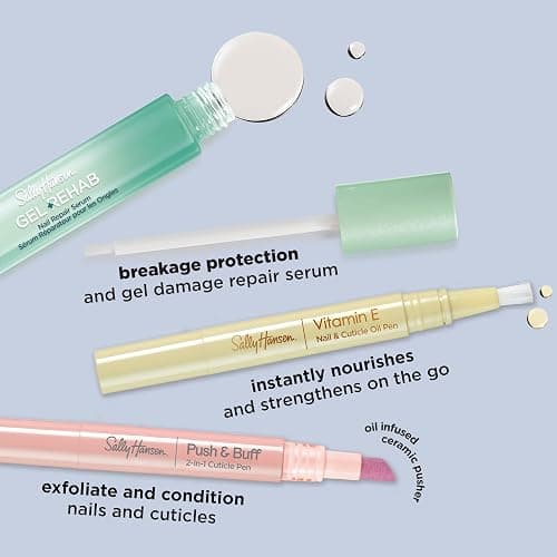 Sally Hansen Push & Buff 2-in-1 Cuticle Care Treatment Pen | Exfoliates, Polishes and Smooths Cuticles | Textured Tip for Instant Results | Easy, Mess-Free Nail Care on the Go thumbnail 7