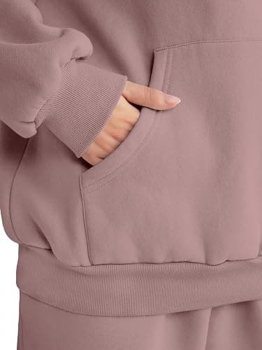 AUTOMET Womens 2 Piece Outfits Lounge Hoodie Sweatsuit Sets Plus Size Fall Fashion Clothes Airport Travel Pants Tracksuits thumbnail 6