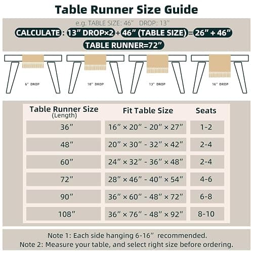 Fexia Boho Table Runner for Home Decor with Tassels 90 Inch Cream & Brown Macrame Runner for Dining & Bedroom Baby Bridal Shower Decor(12x90 Inches) - Brown - 12x90" thumbnail 3