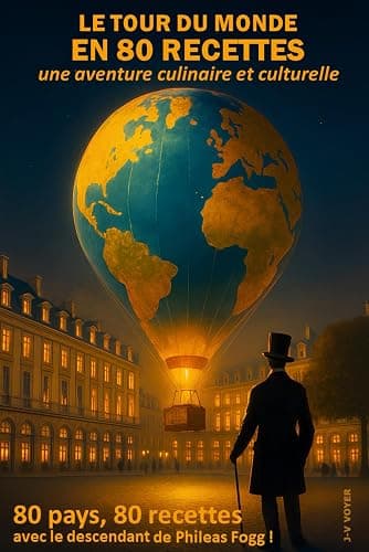 Le tour du monde en 80 recettes: 80 recettes de 80 pays, une aventure culinaire et culturelle en compagnie du descendant de Phileas Fogg - Image 1