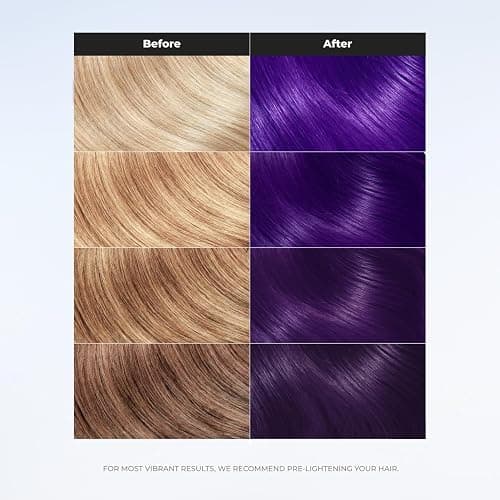 XMONDO Color Amethyst Depositing Mask, Purple Hair Dye, 8 Fl Oz | Semi-Permanent, Infused with Bond Booster & Hyaluronic Acid for Nourishment, Revitalization & Repair, Vegan Formula thumbnail 3