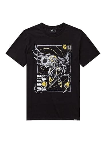 Hot Topic Murder Drones V T-Shirt Black Large - Image 1