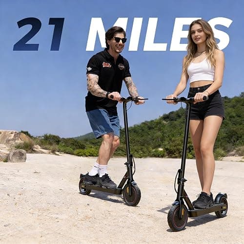 HopCycle Electric Scooter - Electric Scooter Adults, 500W Motor, 21 MPH Top Speed, 8.5'' Tires, 21 Miles, Long Range Electric Scooter for Adults and Teens thumbnail 8