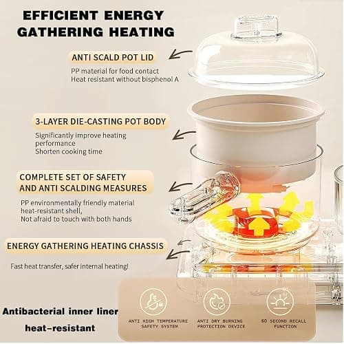 Cicicooie Mini Cooking Sets Real Kitchen for Food Making, Junior Easy Montessori Educational (Beige) thumbnail 6
