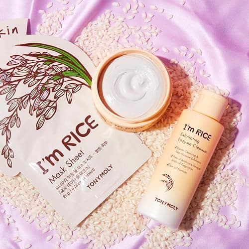 TONYMOLY I'm Rice Clarifying Blemish Clay Mask, Facial Mask Detoxifiies, Reduces Redness & Soothes Irritated Skin, Kaolin Clay & Fermented Rice, 100ml - I'm Rice thumbnail 5