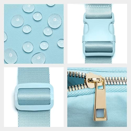 Gitus Gifts for 7 8 9 10 11 Year Old Girls Belt Bag Fanny Pack Crossbody Bags with Initial Letter Patch Birthday Gifts for Daughter Sister Friends Teen girls (Icing Blue-N) thumbnail 4
