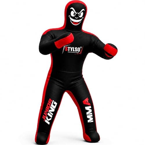 Unfilled Wrestling Dummy for Kids – Youth Grappling Dummy BJJ, MMA, Jiu Jitsu & Judo Training Partner – Durable Martial Arts Practice Buddy - Image 1