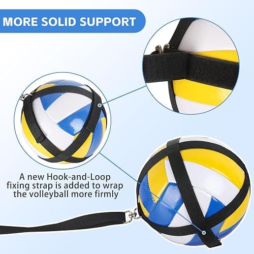 AzReference Volleyball Spike Trainer -Solo Serve Trainer-Volleyball Attack Trainer-Training System Improves Serving, Jumping, Arm Swing Mechanics and Spiking Power thumbnail 3