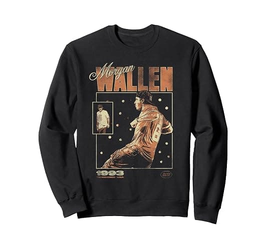 Official Morgan Wallen Baseball Card Sweatshirt - Image 1