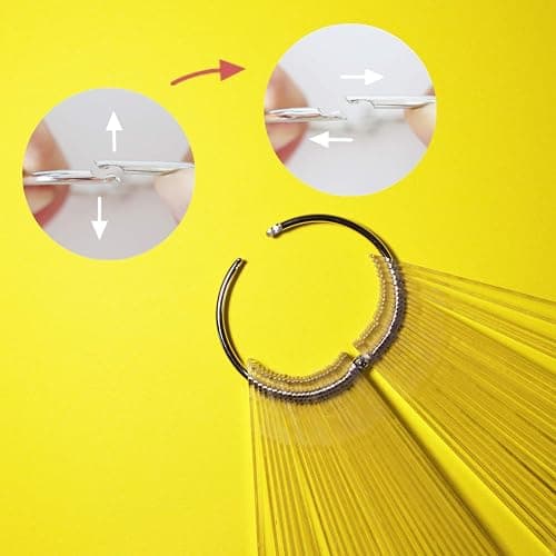Nail Swatch Sticks with Ring for Nail Color Display Nail Art Supplies Nail Practice Samples (200pcs, transparent) thumbnail 7