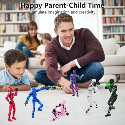 Rolling Art Action Figure Set, Model 13 Action Figure Multi-Jointed Movable,Gift Box Packaging, a Great for Loved Ones and Friends. thumbnail 7