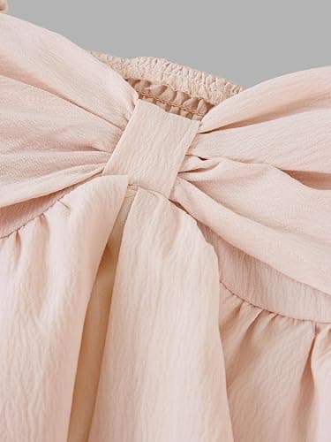 SOLY HUX Girl's Cute Summer Ruffle Layered Babydoll Tops Crop Camisole | Sleeveless, Ruched, Flowy, Cami Shirts, Y2k thumbnail 2