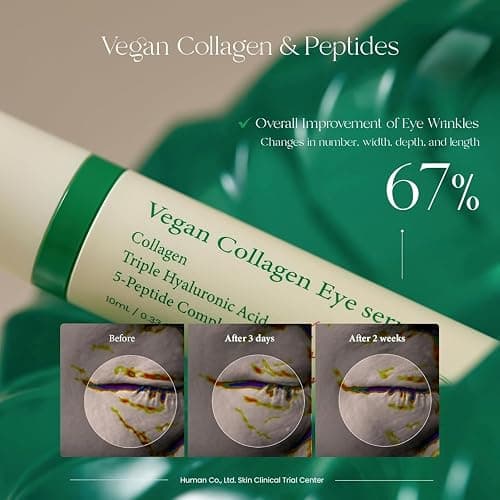 AXIS-Y Vegan Collagen Eye Serum - K Beauty Triple Hyaluronic Acid & Peptide Collagen Serum Improve Skin Elasticity, Reduce Fine Lines & Dark Circles - Vegan Korean Skin Care Eye Cream - 0.33 fl. oz. thumbnail 4