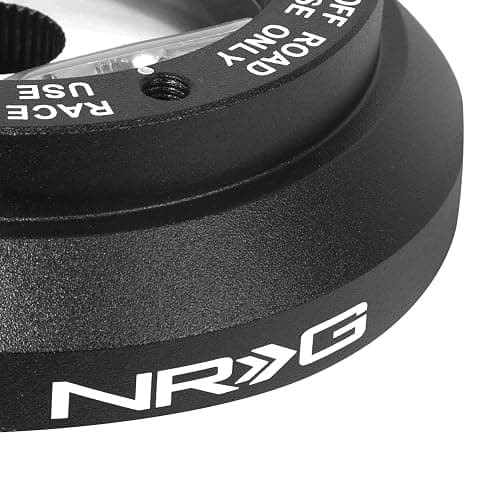 NRG Innovations NRG-SRK-100H Racing Style, Steering Wheel Quick Release Short Hub Adapter, 6 X 70mm Bolt Pattern, Black Body thumbnail 2