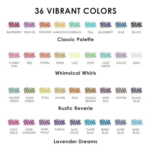 Grabie Erasable Gel Pens, Medium Point 0.7 mm Erasable Pens, Make Mistakes Disappear for Drawing Writing Planner, Pack of 9 Assorted Colors(Lavender Dreams) thumbnail 5