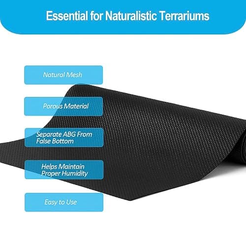 Duedusto 2Pcs 36"x18"Reptile Terrarium Substrate Barriers, Bioactive Terrarium Supplies, Reptile Tank Accessories for Geckos, Snakes, Lizards, Frogs, Tarantula, Newts, Salamanders, Skinks thumbnail 4