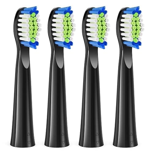 Bitvae D2 Electric Toothbrush Replacement Heads, Sonic Toothbrush Heads Refills, 4 Pack - Image 1