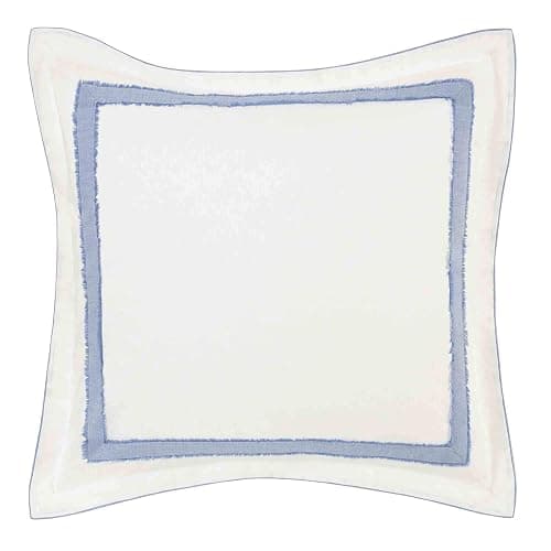 Laura Ashley Mila Euro Sham, 26x26, Blue - 26" x 26" (Pack of 1) - Mila Blue - Image 1