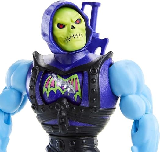 Masters of The Universe Origins Deluxe Skeletor Action Figure, 5.5-in Battle Character for Storytelling Play and Display, Gift for 6 to 10-Year-Olds and Adult Collectors thumbnail 4