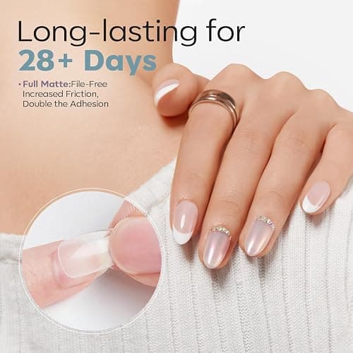 Modelones Short Almond Nail Tips 510pcs Full Matte Soft Fake Press On Nails | Full Cover Clear Acrylic Gel Kit False Press on Nails for Extension DIY Salon 15Sizes thumbnail 4