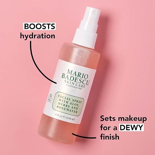 Mario Badescu Facial Spray with Aloe, Herbs and Rose Water for All Skin Types, Face Mist that Hydrates, Rejuvenates & Clarifies thumbnail 3