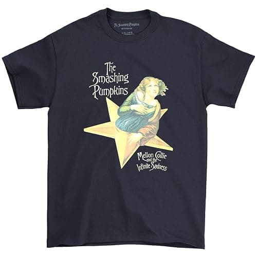 Men's Smashing Pumpkins Mellon Collie Slim Fit T-Shirt Navy - Image 1