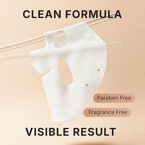 VIABEAUTY Bio Collagen Face Mask with PDRN and Hyaluronic Acid - Hydrogel Collagen Mask Overnight - Deep Hydrating, Glass Skin, Firming & Rejuvenating Skincare| 1.41oz(40g) x 4ea thumbnail 5