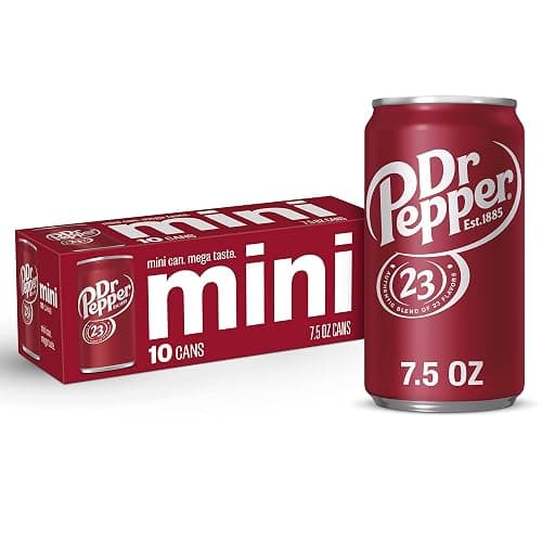 DR PEPPER - MINI CANS, 7.5 OZ, 10 PK - Image 1