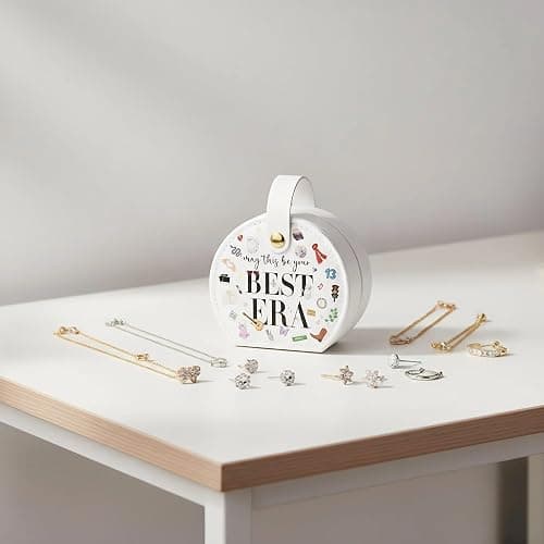 Best Eras Inspired Jewelry Boxes, Singer Inspired Travel Jewelry Box, Friendship Bracelet Box Holder, Birthday Gift for Girls Women, Gifts Idea for Christmas, Buckle Jewelry Box, Jewelry Case thumbnail 5