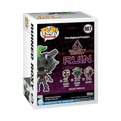 Funko POP! Games: Ruin - Ruined Roxy - Roxy - FNAF - Collectable Vinyl Figure - Gift Idea - Official Merchandise - for Kids & Adults - Video Games Fans - Model Figure for Collectors and Display thumbnail 3