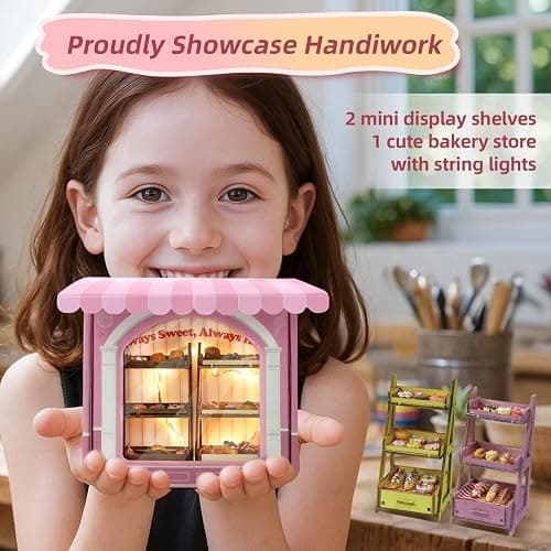 iLAND Air Dry Clay Crafts for Girls 8-12 Cute Arts and Crafts for Kids Fun Kid Activities on Lovely Modeling Clay Kit DIY Crafting for Teens Birthday Gifts for Girls 10-12 13 Christmas Gifts Creative thumbnail 5