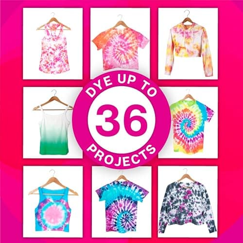 Tulip One Step Tie Dye Kit: Tie Dye Party Supplies, 18 bottles thumbnail 6