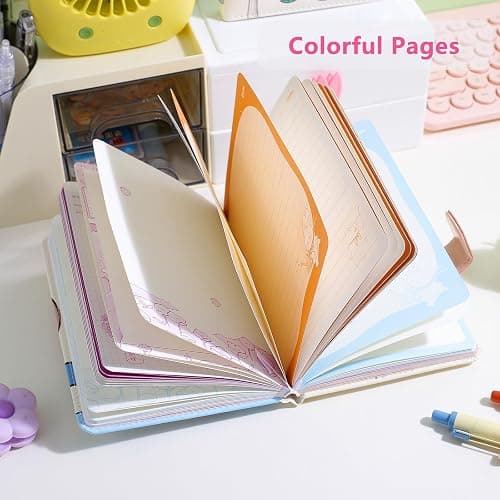 Kawaii Journal Notebook for Kids, Colorful Journal A5 Size To Do List, Travel Planner Zoo Theme Girls Diary 224 Pages with Magnetic clasp (The Otter) thumbnail 3