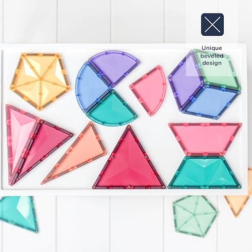 Connetix Pastel Shape Expansion Pack, 48 Pieces thumbnail 5