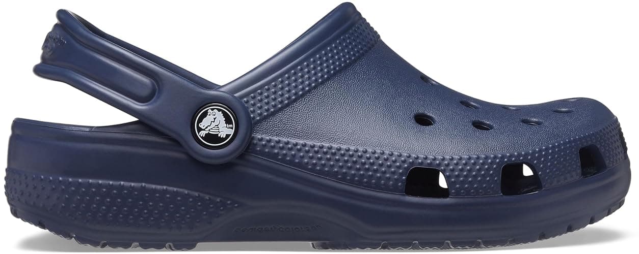Navy Blue Crocs Kid's Classic Clog thumbnail 5