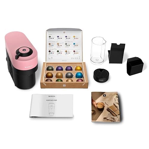 De'Longhi Nespresso Vertuo Pop – Cafetera de Cápsulas, Tecnología Centrifusion, 4 Tamaños de Taza, Set de 12 Cápsulas Incluido, Rosa (ENV90.P) thumbnail 4