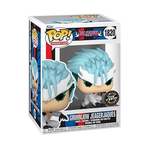 Funko Pop Animation: Bleach - Grimmjow Jaegerjaquez Jeagerjaques - 1/6 Odds for Rare Chase Variant - (Glow in The Dark), (Styles May Vary) - Collectable Vinyl Figure - Gift Idea - Anime Fans thumbnail 3