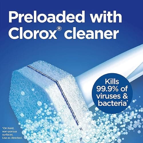 Clorox ToiletWand Disposable Toilet Cleaner Refills, Rainforest Rush Scent, 30 Count, Kills 99.9% of Germs, Touch-Free Toilet Cleaning thumbnail 2