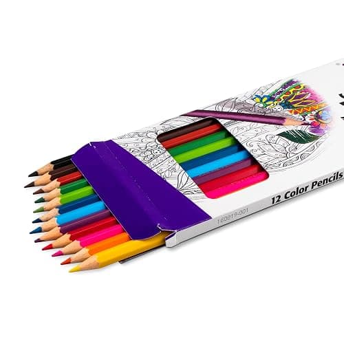 Pentel Arts Colored Pencils, Assorted Colors, Set of 12 (CB8-12) thumbnail 3