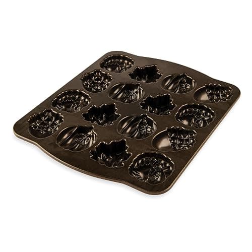 NordicWare 87048 Autumn Cakelet Pan Baking Tin Aluminium Brown thumbnail 5