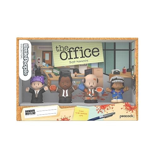 Little People Collector The Office Best Moments from US TV Show Special Edition Set for Adults & Fans in Display Box, 4 Figures thumbnail 6