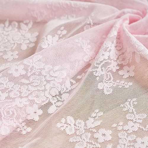 Pink Sheer Curtain thumbnail 7