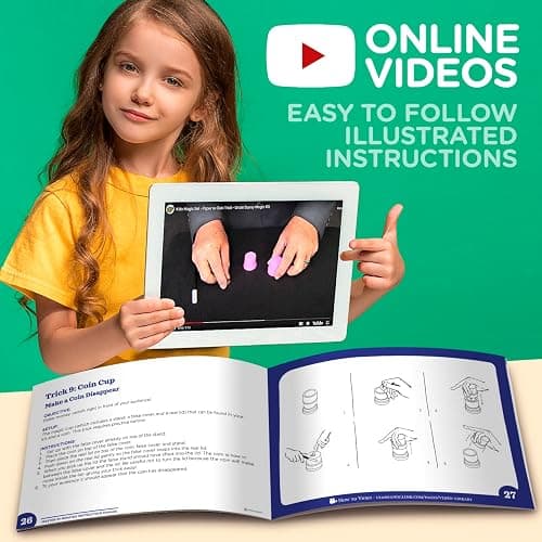 Learn & Climb Mega Magic Kit for Kids - Perform 100's of Today's Most Exciting Tricks - Magic Set with Tutorial Videos for Kids Ages 6-8, 8-10, 10-12 thumbnail 4