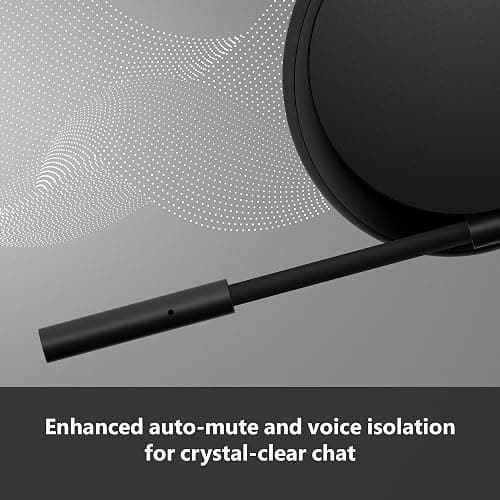 Xbox Wireless Gaming Headset – Over Ear Headphones – Spatial Audio with Dolby Atmos, Windows Sonic Series X|S, One, Windows PC, Mobile – Carbon Black thumbnail 2
