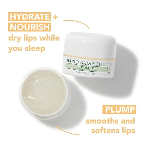Mario Badescu Lip Mask, Overnight Lip Treatment Enriched With Skin Softening Coconut Oil and Hydrating Shea Butter thumbnail 3