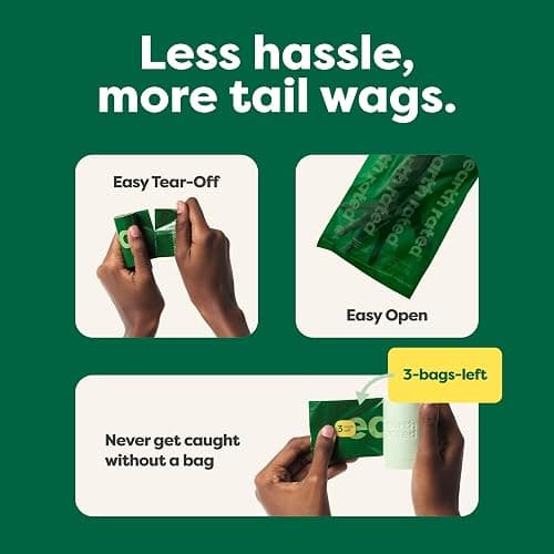Earth Rated Poop Bags for Dogs Guaranteed Leak Proof and Extra Thick Waste Bag Refill Rolls, Lavender Scented, 120 Bags thumbnail 2