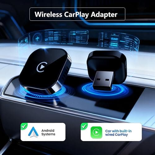 YFDUNV Wireless CarPlay Adapter2026 Upgraded – Suitable for Apple iPhone & Android, with Compact Size, Plug-and-Play Convenience, and Fast, Stable Connection for CarPlay & Android Applications thumbnail 8