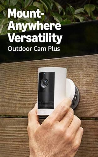 Ring Battery Doorbell (newest model), Matte Mocha with Outdoor Cam Plus, Black thumbnail 7